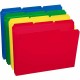 Smead 1/3 Tab Cut Letter Top Tab File Folder - 8 1/2" x 11" - 3/4" Expansion - Top Tab Location - Assorted Position Tab Position