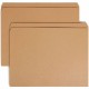 Smead Straight Tab Cut Letter Recycled Top Tab File Folder - 8 1/2" x 11" - 3/4" Expansion - Kraft - 10% Recycled - 100 / Box
