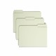 Smead 1/3 Tab Cut Letter Recycled Top Tab File Folder - 8 1/2" x 11" - 1" Expansion - Top Tab Location - Assorted Position Tab P