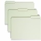 Smead 1/3 Tab Cut Letter Recycled Top Tab File Folder - 8 1/2" x 11" - 2" Expansion - Top Tab Location - Assorted Position Tab P