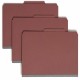Smead SafeSHIELD 2/5 Tab Cut Letter Recycled Classification Folder - 8 1/2" x 11" - 2" Expansion - 2 x 2S Fastener(s) - Folder -