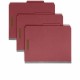 Smead 2/5 Tab Cut Letter Recycled Classification Folder - 8 1/2" x 11" - 2" Expansion - 6 x 2K Fastener(s) - Top Tab Location - 