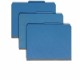 Smead SafeSHIELD 2/5 Tab Cut Letter Recycled Classification Folder - 8 1/2" x 11" - 3" Expansion - 2 x 2S Fastener(s) - 2" Faste