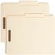 Smead 2/5 Tab Cut Letter Recycled Fastener Folder - 8 1/2" x 11" - 3/4" Expansion - 2 x 2K Fastener(s) - 2" Fastener Capacity fo
