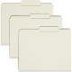 Smead 2/5 Tab Cut Letter Recycled Fastener Folder - 8 1/2" x 11" - 1" Expansion - 2 x 2S Fastener(s) - 2" Fastener Capacity for 