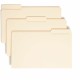 Smead 1/3 Tab Cut Legal Recycled Top Tab File Folder - 8 1/2" x 14" - 3/4" Expansion - Top Tab Location - Assorted Position Tab 