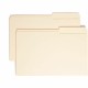Smead 2/5 Tab Cut Legal Recycled Top Tab File Folder - 8 1/2" x 14" - 3/4" Expansion - Top Tab Location - Right Tab Position - M