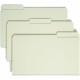 Smead 1/3 Tab Cut Legal Recycled Top Tab File Folder - 8 1/2" x 14" - 1" Expansion - Top Tab Location - Assorted Position Tab Po