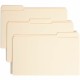 Smead 1/3 Tab Cut Legal Recycled Top Tab File Folder - 8 1/2" x 14" - 3/4" Expansion - 2 x 2S Fastener(s) - Top Tab Location - R