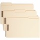 Smead 1/3 Tab Cut Legal Recycled Fastener Folder - 8 1/2" x 14" - 2 x 2K Fastener(s) - Top Tab Location - Assorted Position Tab 