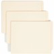 Smead Shelf-Master Straight Tab Cut Letter Recycled End Tab File Folder - 8 1/2" x 11" - 3/4" Expansion - Manila - 10% Recycled 