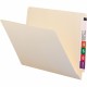 Smead Shelf-Master Straight Tab Cut Letter End Tab File Folder - 8 1/2" x 11" - Manila - 100 / Box