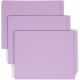 Smead Shelf-Master Straight Tab Cut Letter Recycled End Tab File Folder - 8 1/2" x 11" - 3/4" Expansion - Lavender - 10% Recycle