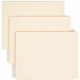 Smead Straight Tab Cut Letter Recycled Fastener Folder - 8 1/2" x 11" - 2 x 2B Fastener(s) - 1 Pocket(s) - Manila - Manila - 10%