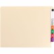 Smead Straight Tab Cut Letter Recycled Fastener Folder - 8 1/2" x 11" - 3/4" Expansion - 2 x 2B Fastener(s) - Pressboard - Manil