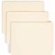Smead Straight Tab Cut Letter Recycled Fastener Folder - 8 1/2" x 11" - 2 x 2B Fastener(s) - End Tab Location - 1 Divider(s) - M