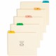 Smead Filing Guides with Alphabetic Indexing - 25 Printed Assorted Tab(s) - Character - A-Z - 25 Tab(s)/Set - Letter - Yellow Ma