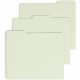 Smead Filing Guides with Blank Tab - Blank Assorted Tab(s) - Letter - Gray Pressboard, Green Tab(s) - Recycled - 100 / Box