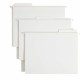 Smead FasTab 1/3 Tab Cut Letter Recycled Hanging Folder - 8 1/2" x 11" - Assorted Position Tab Position - White - 10% Recycled -