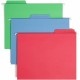 Smead FasTab 1/3 Tab Cut Letter Recycled Hanging Folder - 8 1/2" x 11" - Top Tab Location - Assorted Position Tab Position - Blu
