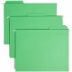 Smead FasTab 1/3 Tab Cut Letter Recycled Hanging Folder - 8 1/2" x 11" - Top Tab Location - Assorted Position Tab Position - Gre