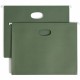 Smead Hanging File Pockets, 3-1/2 Inch Expansion, Letter Size, Standard Green, 10 Per Box (64220) - 3 1/2" Folder Capacity - 8 1