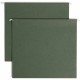 Smead Letter Recycled Hanging Folder - 3" Folder Capacity - 8 1/2" x 11" - 3" Expansion - Pressboard - Standard Green - 10% Recy