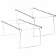 Smead Hanging Folder Frames - Letter - 24" Long - Steel - Gray - 6 / Carton