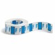 Smead BCCR Bar-Style Color-Coded Labels - "Alphabet" - 1 1/4" Width x 1" Length - Blue - 500 / Roll - 500 / Roll