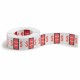 Smead BCCR Bar-Style Color-Coded Labels - "Alphabet" - 1 1/4" Width x 1" Length - Pink - 500 / Roll - 500 / Roll