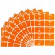 Smead AlphaZ ACCS Color-Coded Labels - "F" - 1" Width x 1 5/8" Length - Orange - 10 / Sheet - 100 / Pack