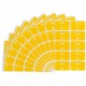 Smead AlphaZ ACCS Color-Coded Labels - "J" - 1" Width x 1 5/8" Length - Yellow - 10 / Sheet - 100 / Pack