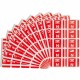 Smead AlphaZ ACCS Color-Coded Labels - "N" - 1" Width x 1 5/8" Length - Red - 10 / Sheet - 100 / Pack