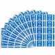 Smead AlphaZ ACCS Color-Coded Labels - "O" - 1" Width x 1 5/8" Length - Dark Blue - 10 / Sheet - 100 / Pack