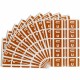 Smead AlphaZ ACCS Color-Coded Labels - "U" - 1" Width x 1 5/8" Length - Dark Brown - 10 / Sheet - 100 / Pack