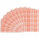 Smead AlphaZ ACCS Color-Coded Labels - "V" - 1" Width x 1 5/8" Length - Pink - 10 / Sheet - 100 / Pack