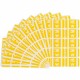 Smead AlphaZ ACCS Color-Coded Labels - "W" - 1" Width x 1 5/8" Length - Yellow - 10 / Sheet - 100 / Pack
