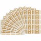 Smead AlphaZ ACCS Color-Coded Labels - "X" - 1" Width x 1 5/8" Length - Light Brown - 10 / Sheet - 100 / Pack