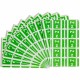 Smead AlphaZ ACCS Color-Coded Labels - "Z" - 1" Width x 1 5/8" Length - Light Green - 10 / Sheet - 100 / Pack