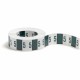 Smead BCCRN Bar-Style Color-Coded Labels - "Number" - 1 1/4" Width x 1" Length - Dark Green - 500 / Roll