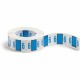Smead BCCRN Bar-Style Color-Coded Labels - "Number" - 1 1/4" Width x 1" Length - Blue - 500 / Roll