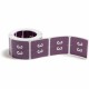 Smead DCC Color-Coded Numeric Labels - "Number" - 1 1/2" Width x 1 1/2" Length - Purple - 250 / Roll