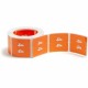 Smead DCC Color-Coded Numeric Labels - "Number" - 1 1/2" Width x 1 1/2" Length - Orange - 250 / Roll