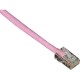 Black Box Gigabase Cat. 5E UTP Patch Cable - RJ-45 Male - RJ-45 Male - 3ft - Pink