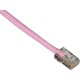 Black Box Gigabase Cat. 5E UTP Patch Cable - RJ-45 Male - RJ-45 Male - 5ft - Pink