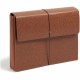 Smead Letter Recycled File Wallet - 8 1/2" x 11" - 3 1/2" Expansion - Redrope - Redrope - 30% Recycled - 1 Each