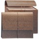 Smead Letter Recycled File Wallet - 8 1/2" x 11" - 5 1/4" Expansion - 6 Pocket(s) - Redrope, Redrope - Redrope - 30% Recycled - 