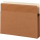 Smead Easy Grip Straight Tab Cut Letter Recycled File Pocket - 8 1/2" x 11" - 3 1/2" Expansion - Redrope - Redrope - 30% Recycle