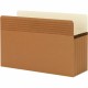 Smead Easy Grip Straight Tab Cut Legal Recycled File Pocket - 8 1/2" x 14" - 5 1/4" Expansion - Redrope - Redrope - 30% Recycled
