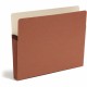 Smead Straight Tab Cut Letter Recycled File Pocket - 8 1/2" x 11" - 3 1/2" Expansion - Top Tab Location - Redrope, Kraft - Redro